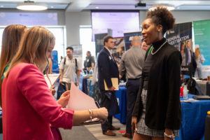 Spring 2023 All-Majors Career Expo and Internship Fair held on Tuesday, March 7, 2023 at Student Union Ballroom. Photo by Srijita Chattopadhyay/ Ole Miss Digital Imaging Services